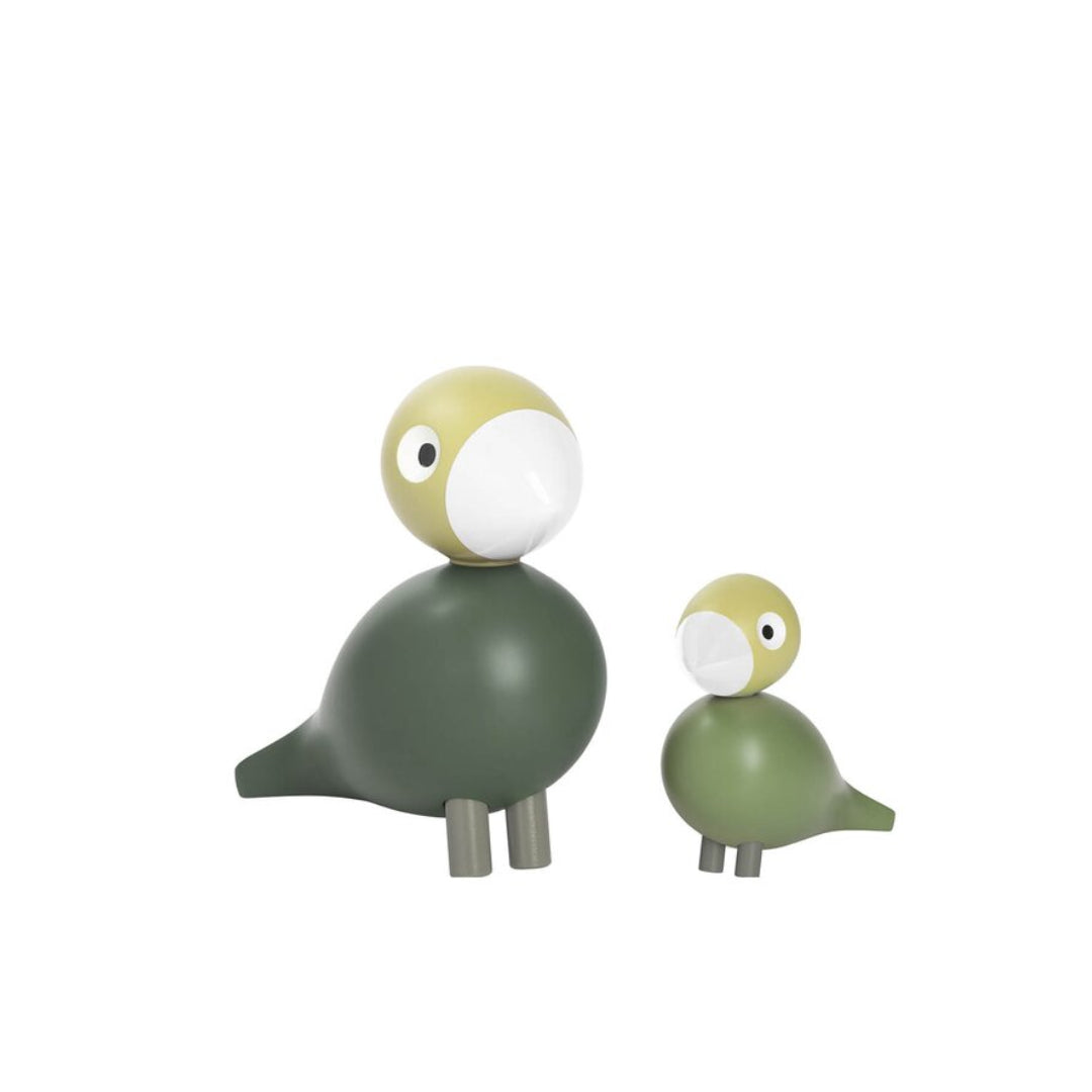 Fuglepar Liv & lykke, grønn