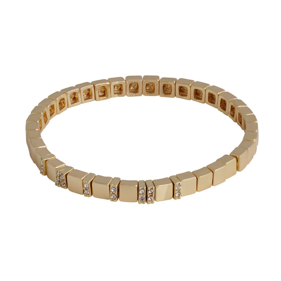 Brick small elastisk krystall armbånd