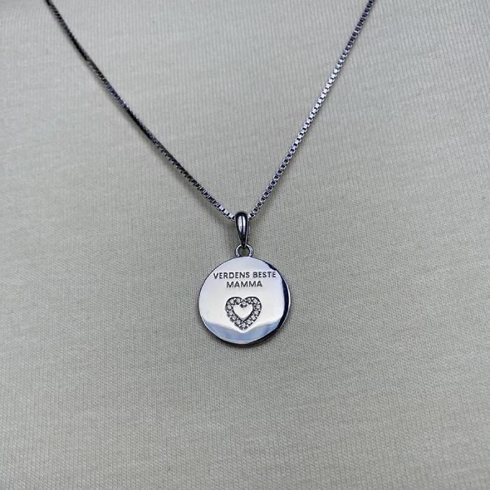 Verdens beste mamma smykke i sølv
