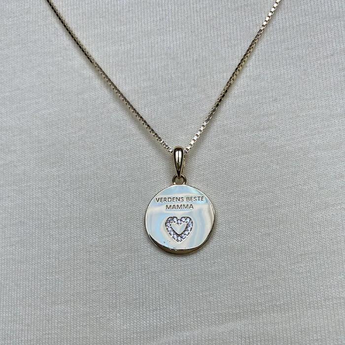 Verdens beste mamma smykke i sølv