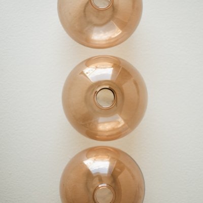 Ball Vase Ø10, Beige