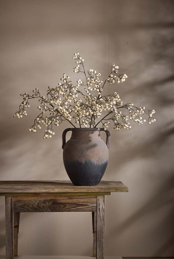 Bærkvist med is hvit, 90 cm