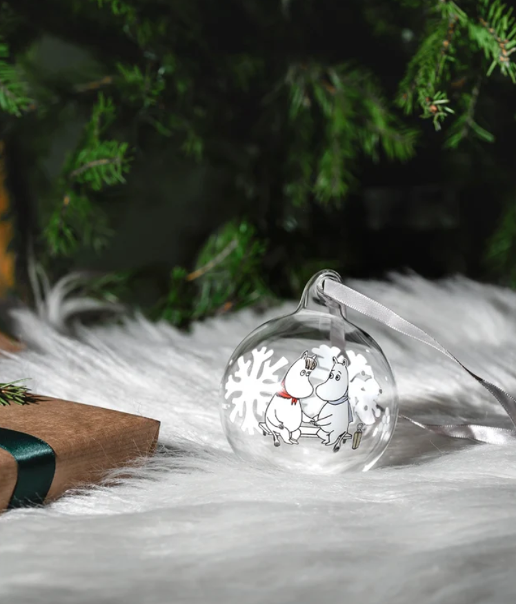 Mummi julekule 7cm, Snøfnugg