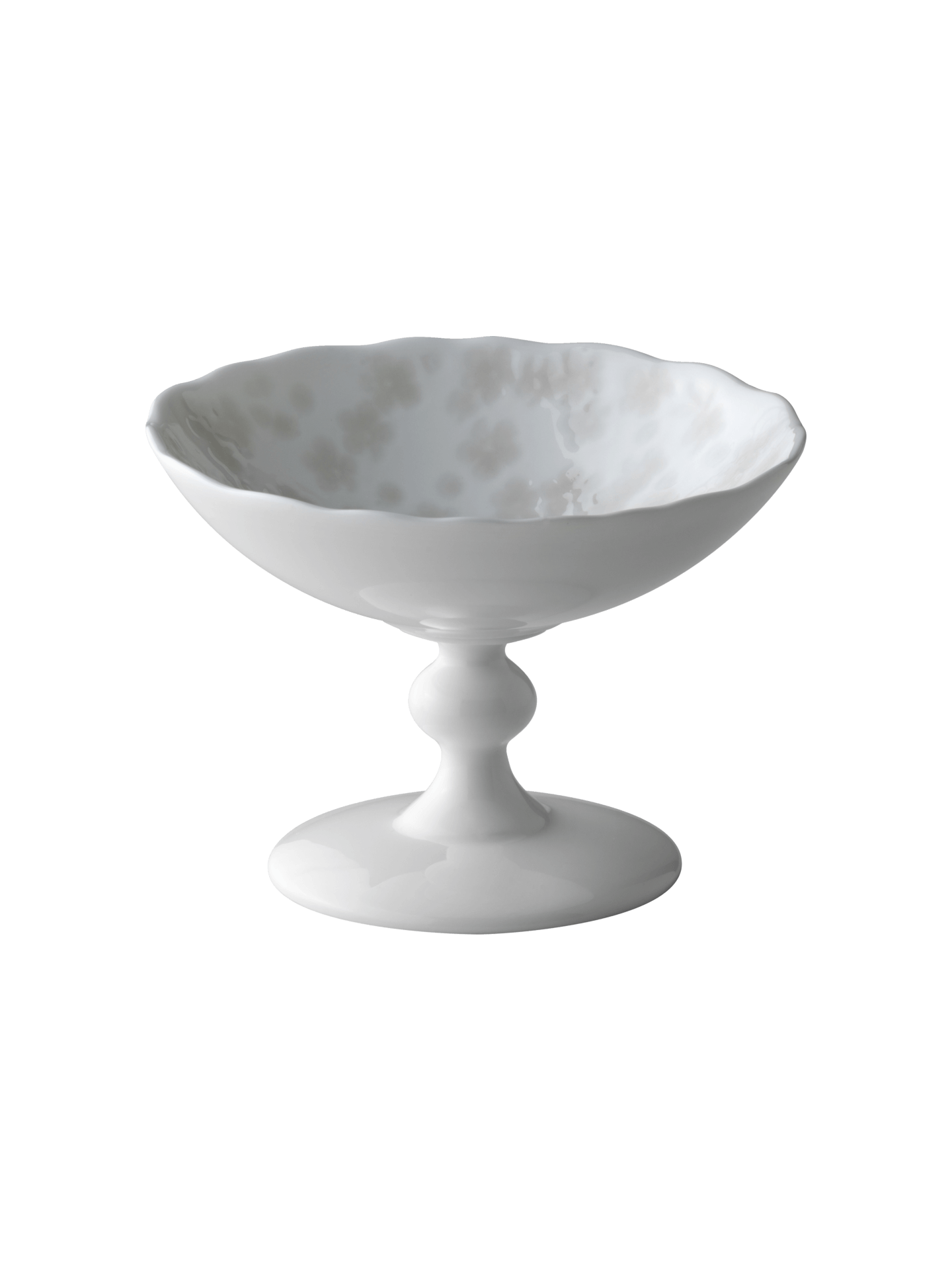 Slåpeblom varmgrå skål med stett, 12 cm