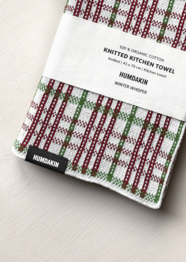 Strikket kjøkkenhåndkle, Winter Whisper