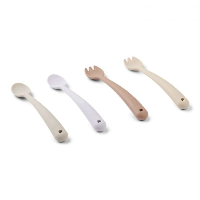 Shea Bestikksett 4pk, Rose Multi Mix