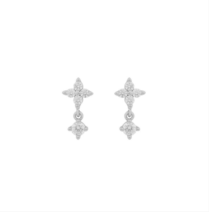 WISH FORSØLVET ØREDOBBER