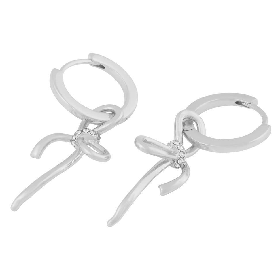 Ribbon small pendant øreringer