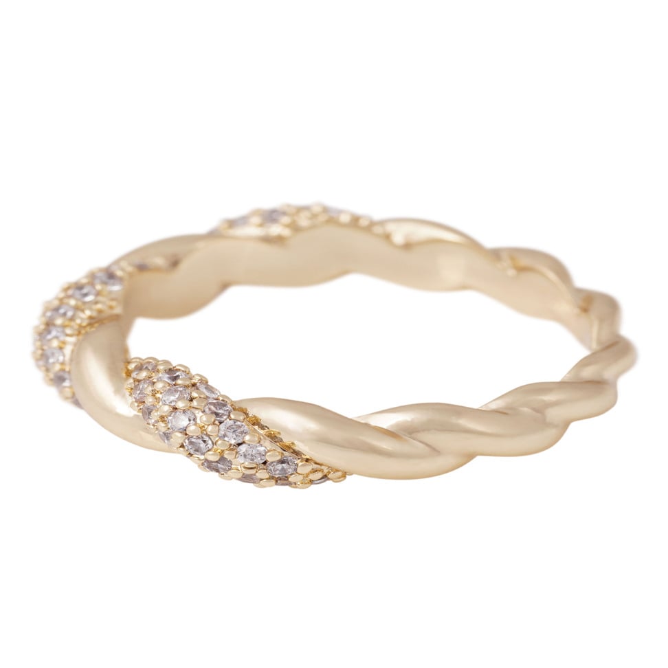Twist oval armbånd