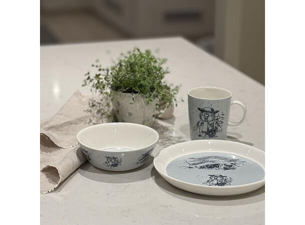 Flåklypa Flåklypa skål 14cm, Ludvig i snøføyka