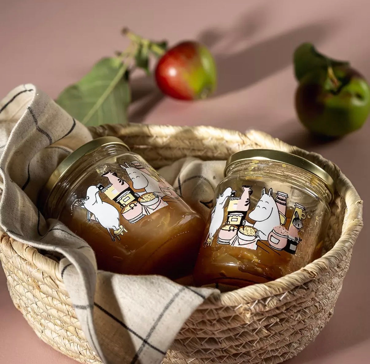 MUMMI GLASSKRUKKE + KLISTREMERKER, 0,3L