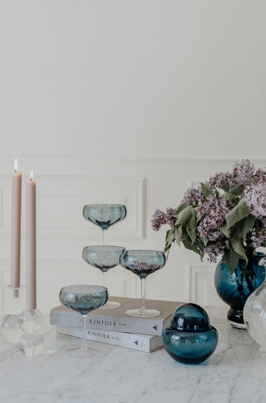 Meadow Cocktail glass, Blue