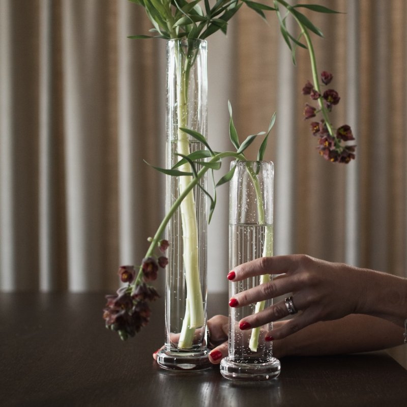 Tall Vase Small, Clear