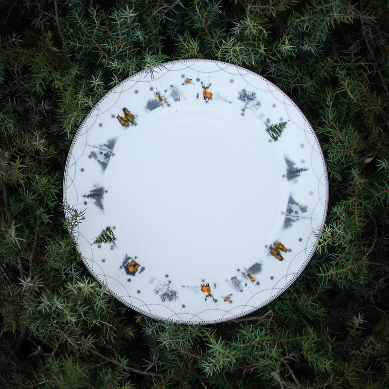 Wik & Walsøe Julemorgen Story asjett, 20 cm