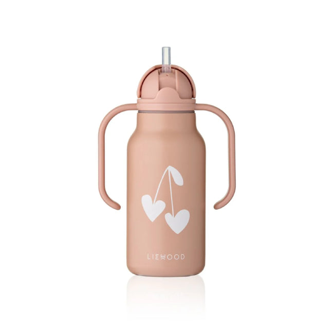 Kimmie Drikkeflaske m/håndtak 250ml, Sweethearts / Pale tuscany