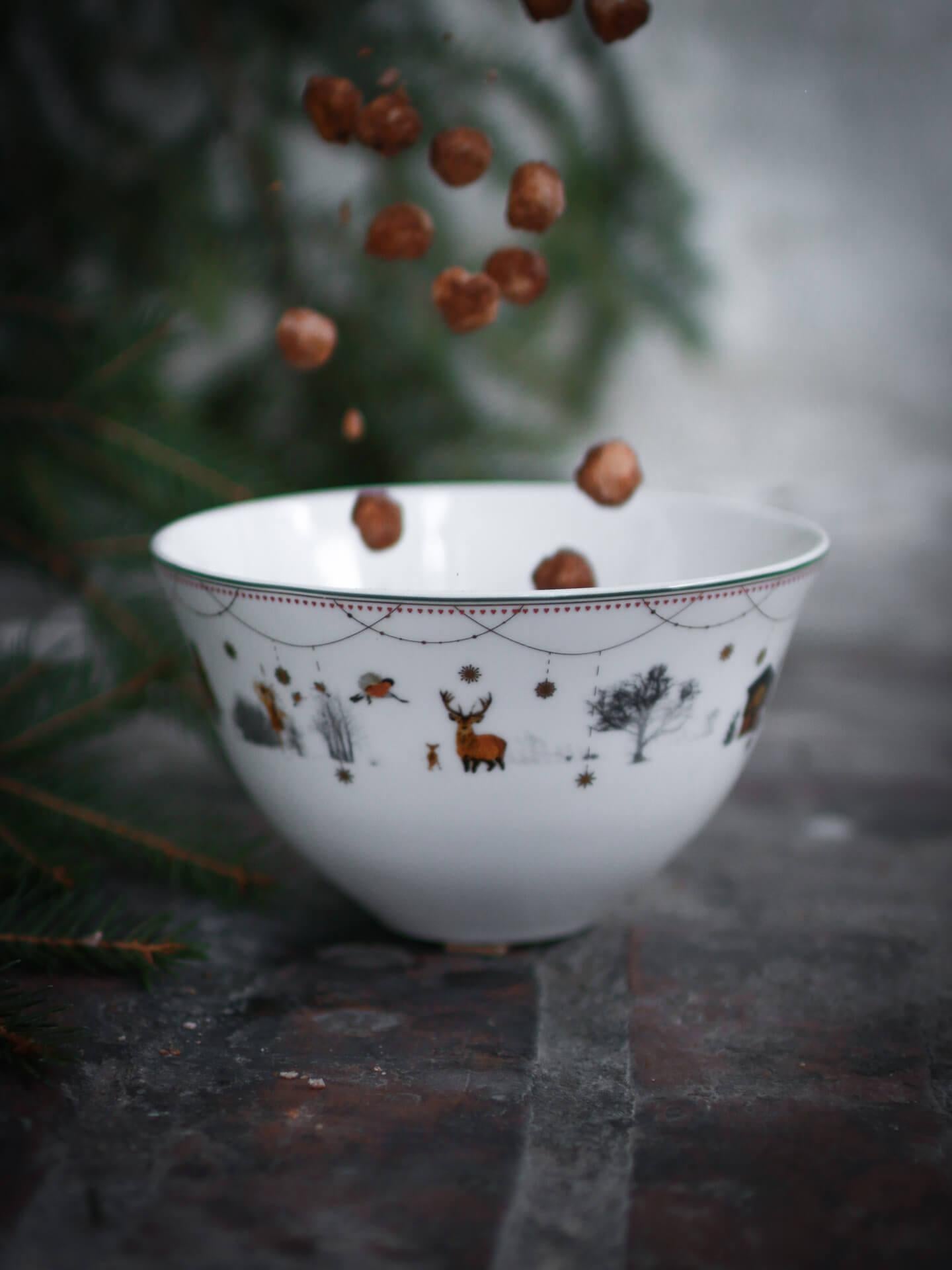 Wik & Walsøe Julemorgen Story konfektskål, 14 cm