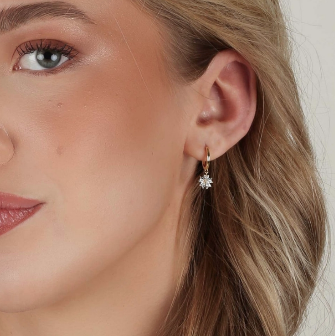 LINE PEARL FORGYLTE ØREDOBBER