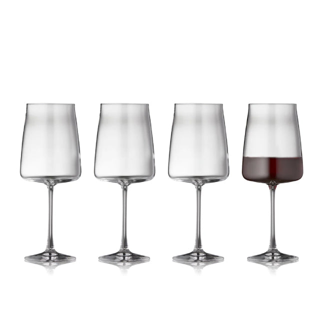 KRYSTAL ZERO RØDVINSGLASS 54 CL, 4STK