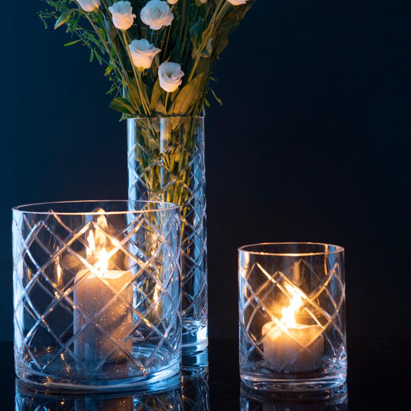 Skyline Lux clear vase, 30 cm
