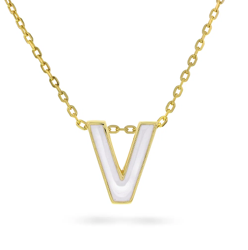 SMYKKE I SØLV BOKSTAV V