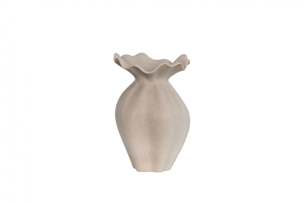 Nellie Vase Small, Sand