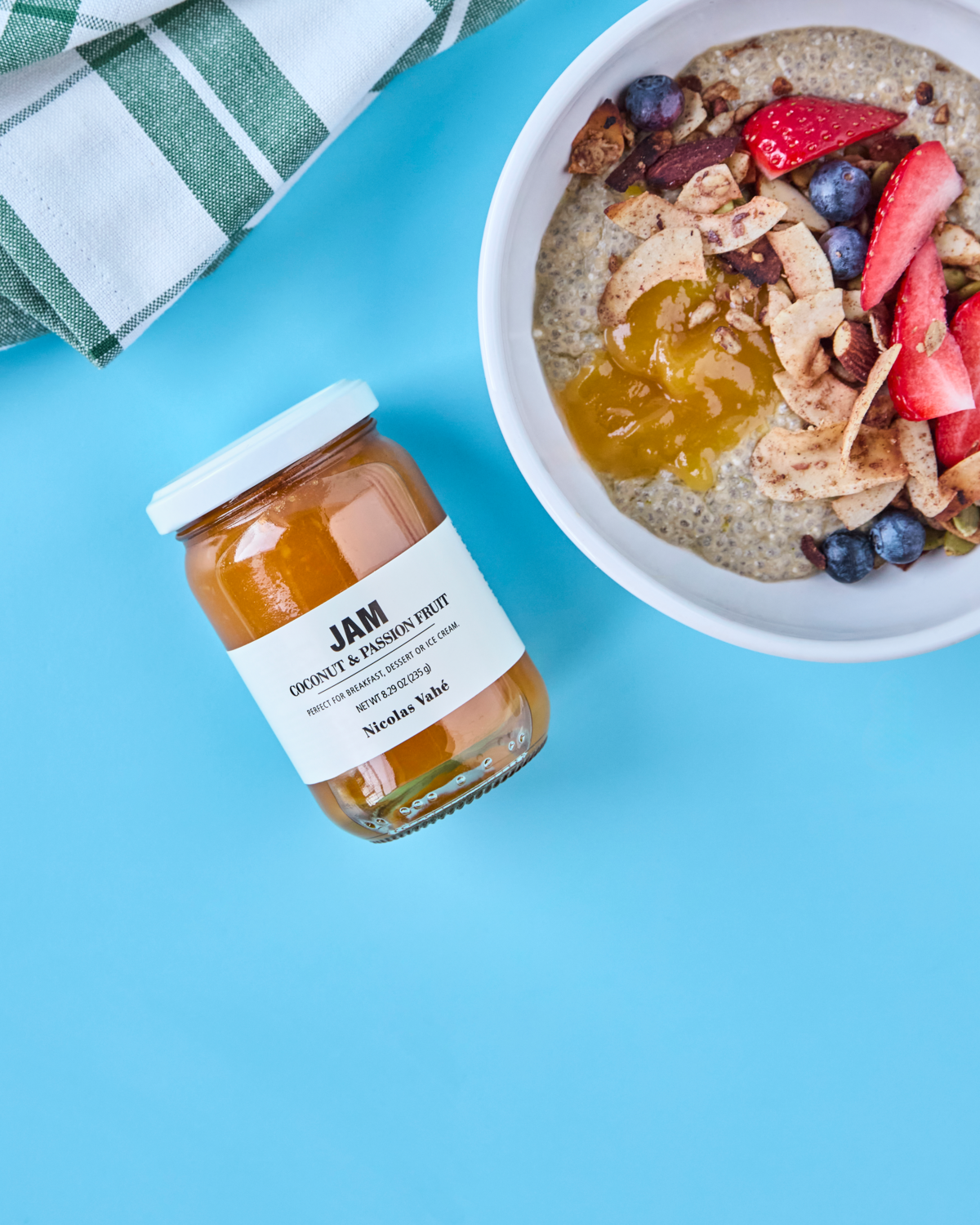 Jam, Coconut & Passion fruit