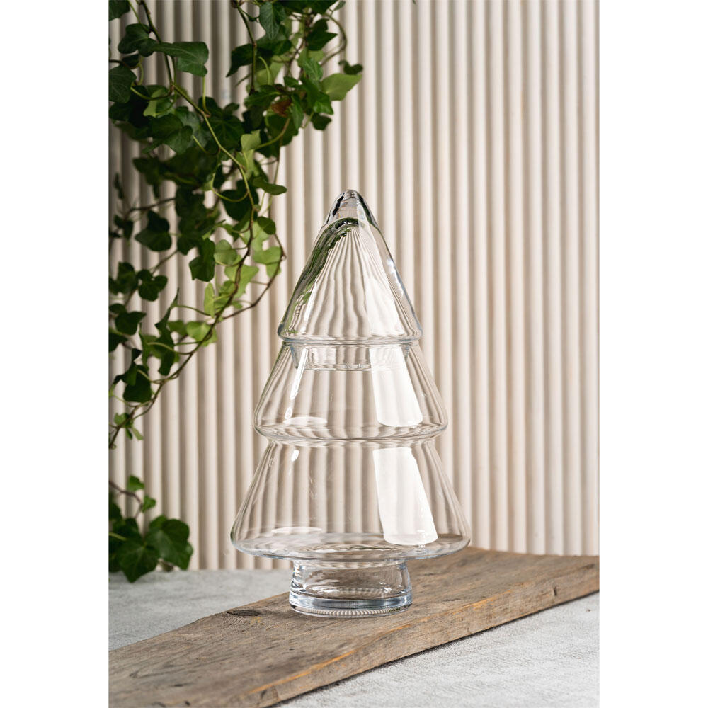 Glasskrukke med lokk, 30 cm