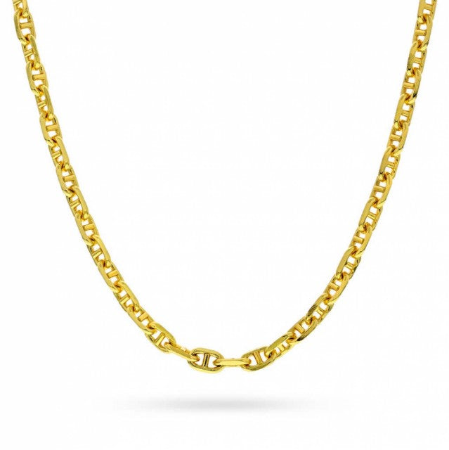 Halskjede i forgylt sølv by Nora Mørk