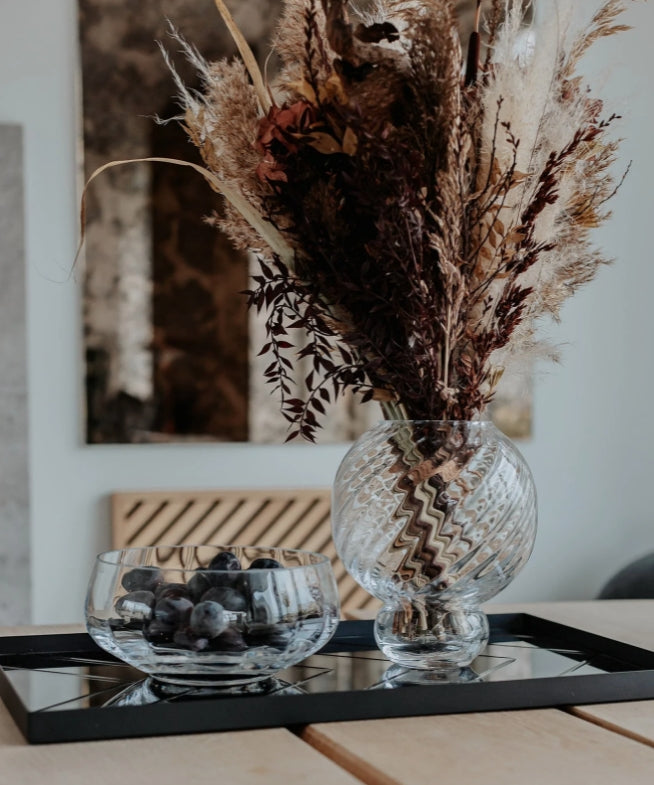 Meadow Swirl Vase Small, Clear