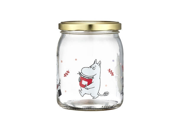 MUMMI GLASSKRUKKE + KLISTREMERKER, 0,5L