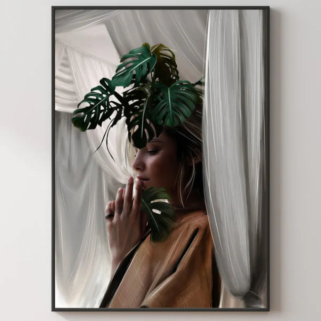 MONSTERA, 50 x 70 cm