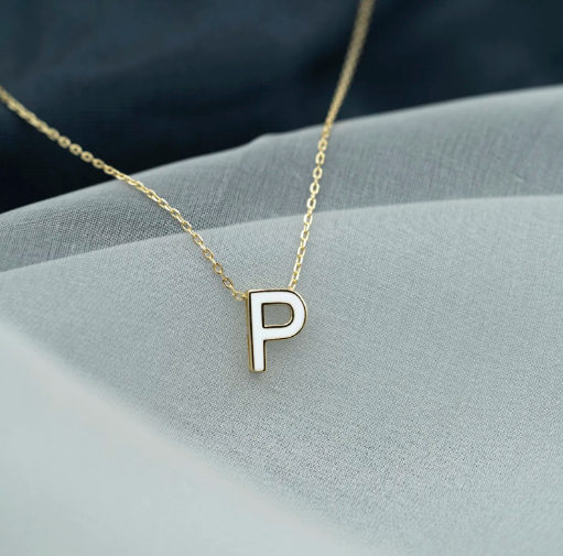 SMYKKE I SØLV BOKSTAV P