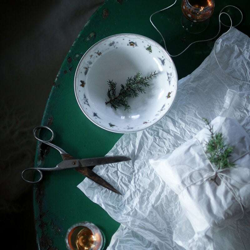 Wik & Walsøe Julemorgen Story dyp tallerken 16 cm, 2 pk