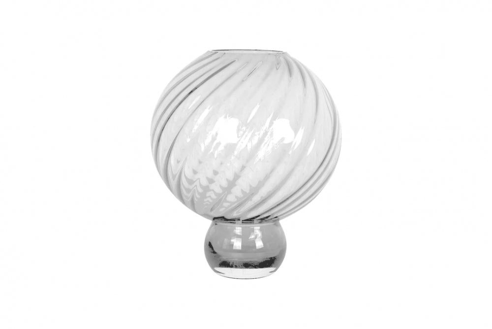 Meadow Swirl Vase Large, Clear