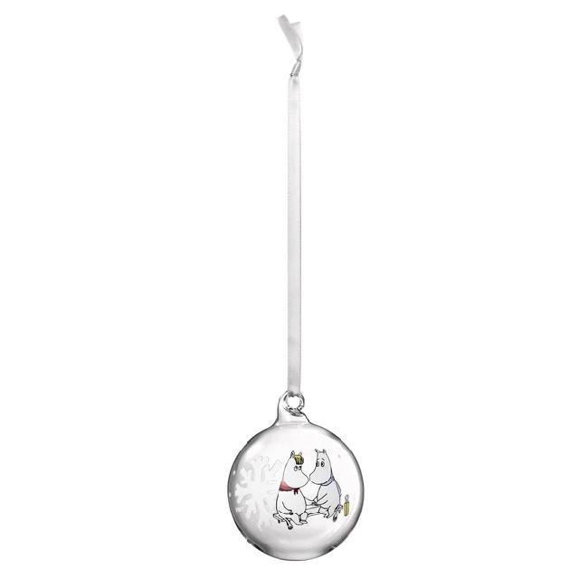 Mummi julekule 7cm, Snøfnugg