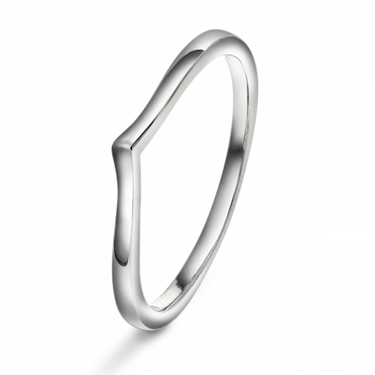 V-ring i sølv
