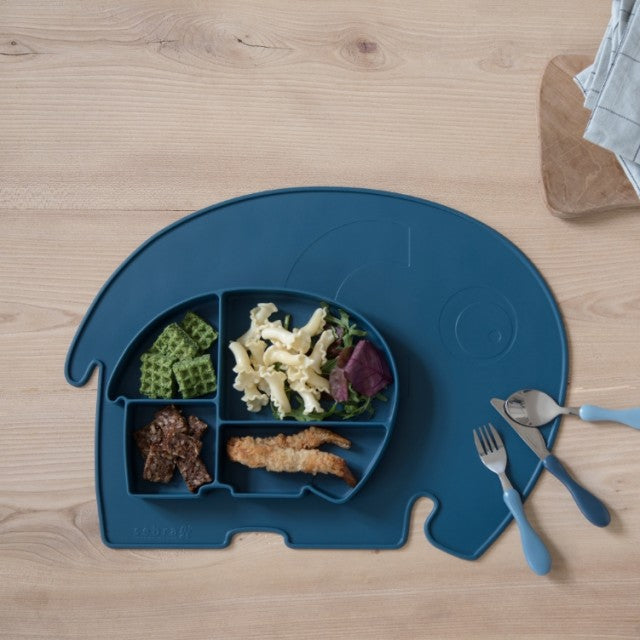 Dekkebrikke i silikon, Elefanten Fanto, Nordic Blue