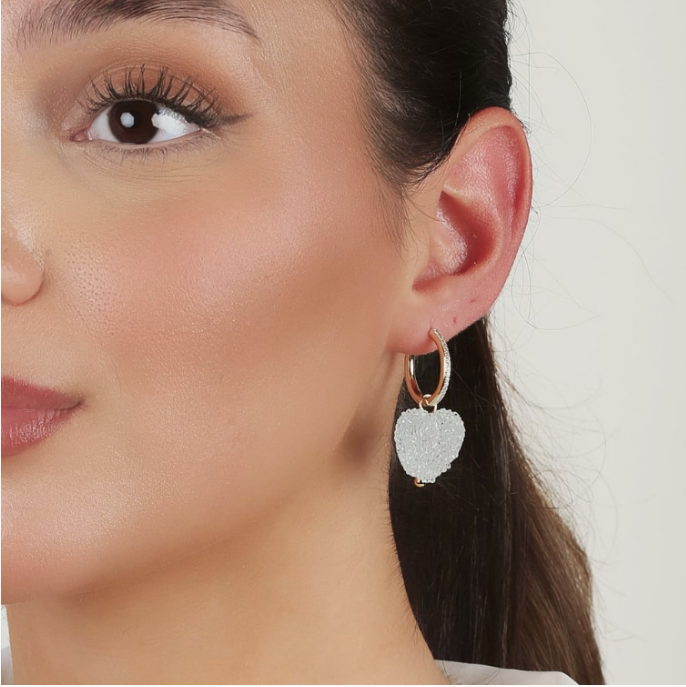 SUGAR HEARTS FORGYLTE ØREDOBBER