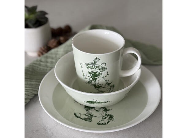 Flåklypa Flåklypa asjett 20cm, Solan i Italia