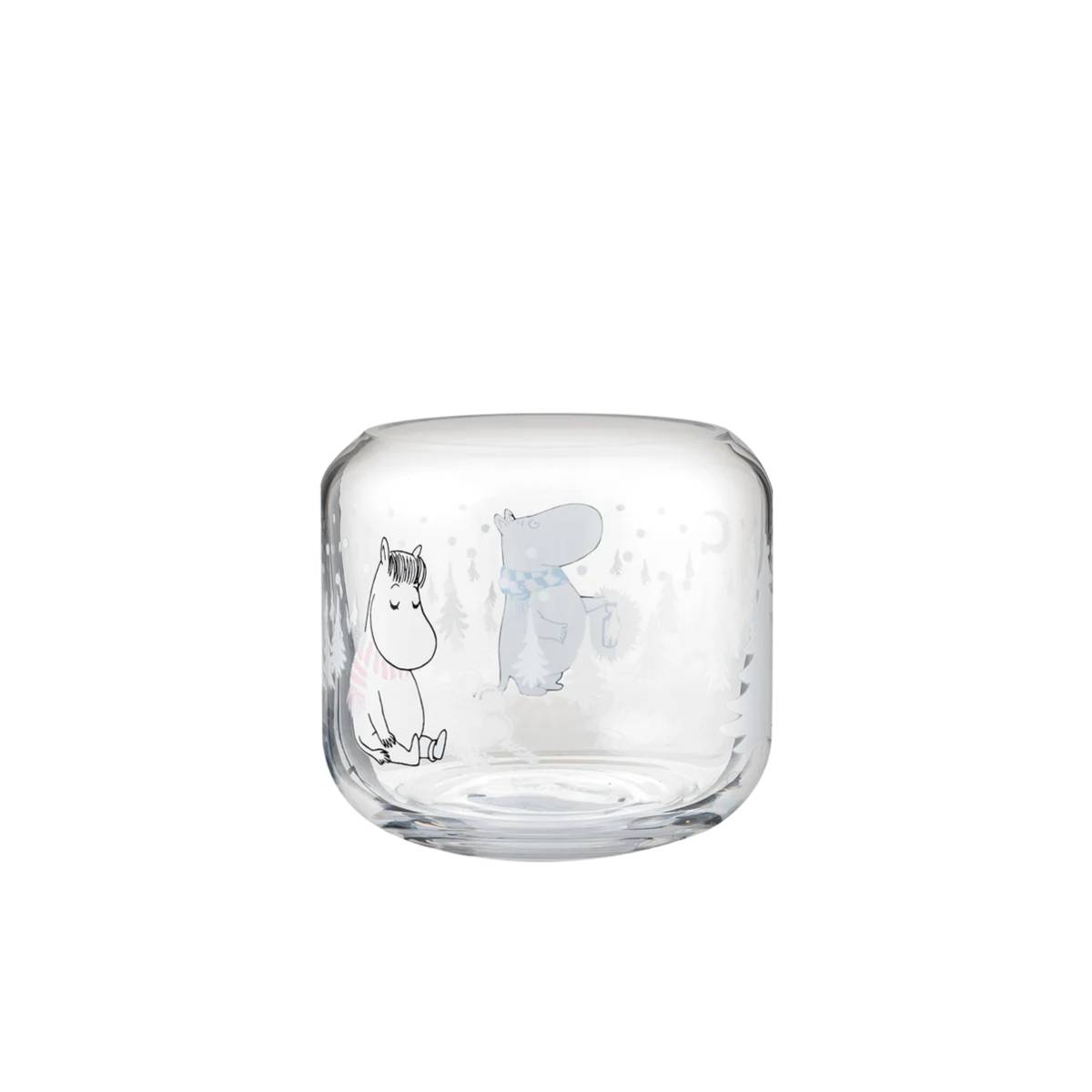 Mummi telysholder 9 cm, Snøfall