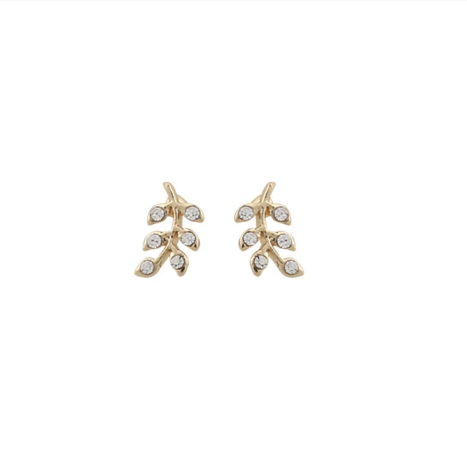 MINNA FORGYLT ØREDOBBER MED ZIRKONIA, 8MM