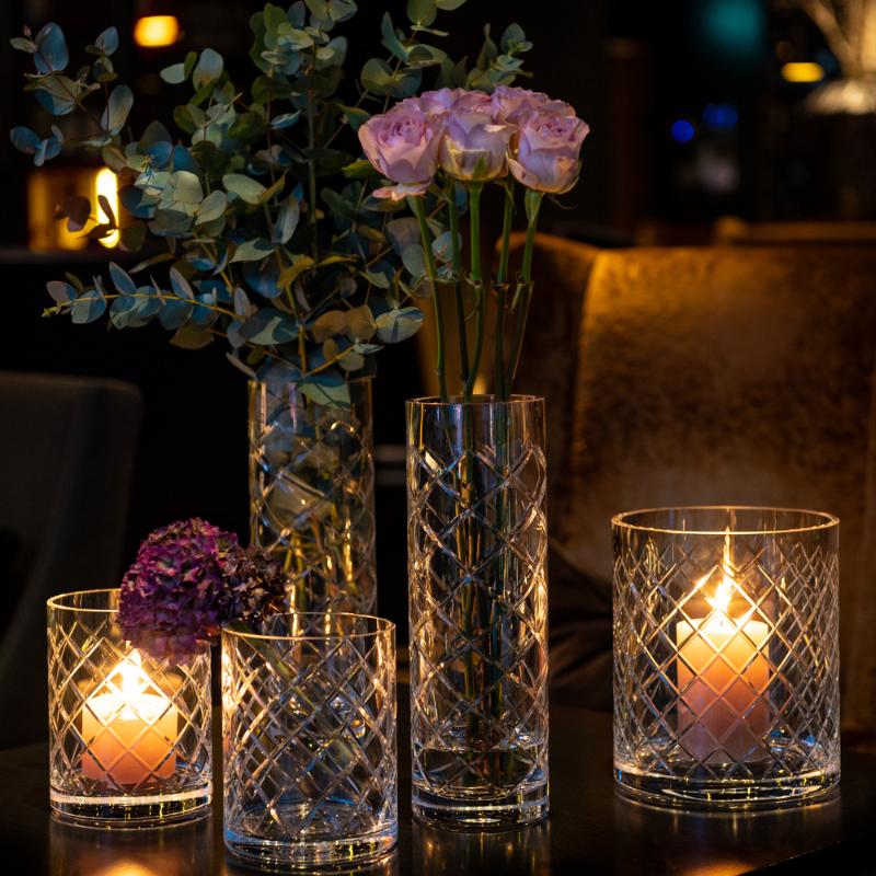 Skyline Lux clear vase, 30 cm