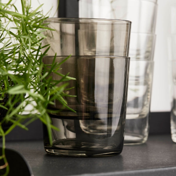 Aida - RAW Vannglass Smoke, 4 stk