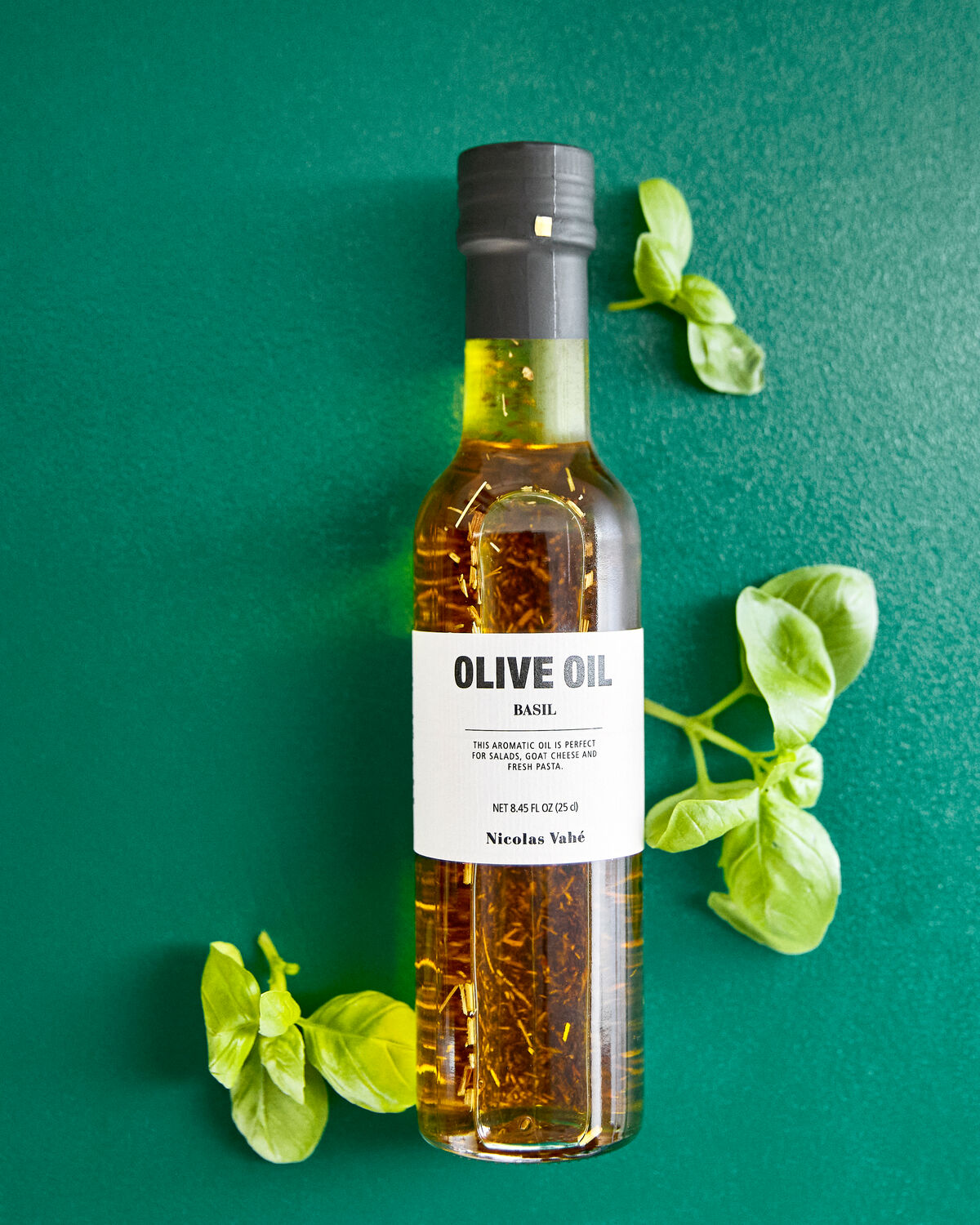 Olive oil, Basil