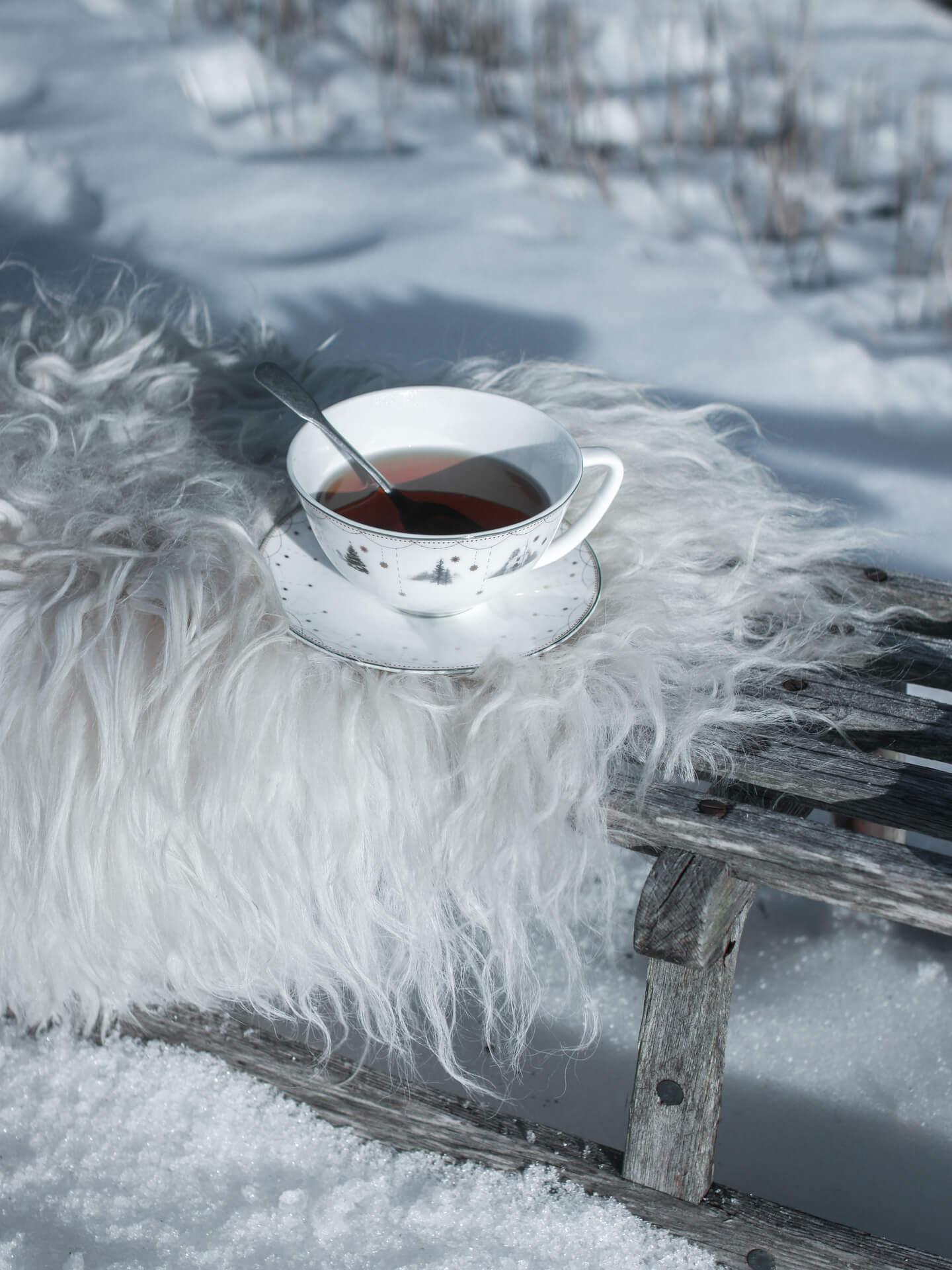 Julemorgen Story tekopp med skål, 40 cl