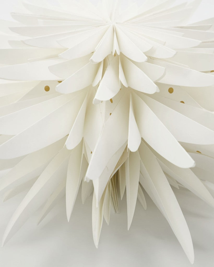 Papirstjerne Reef 40cm, Off-White