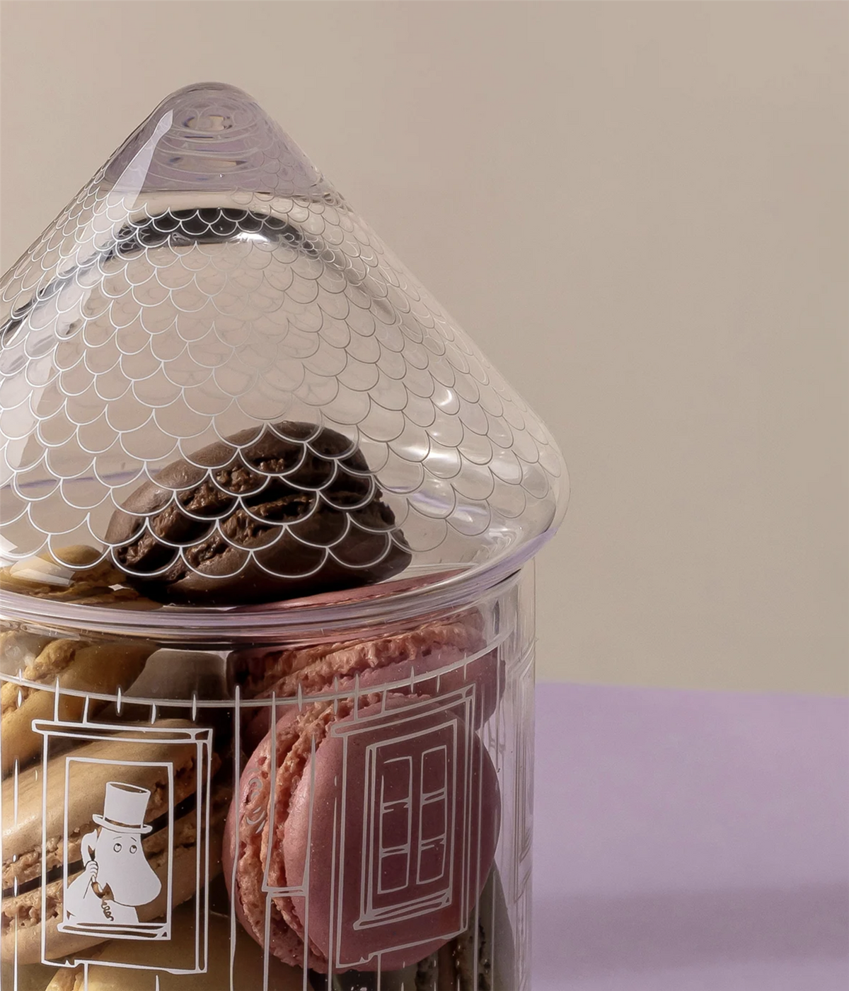 Mummi Glasskrukke med lokk, Mummihuset