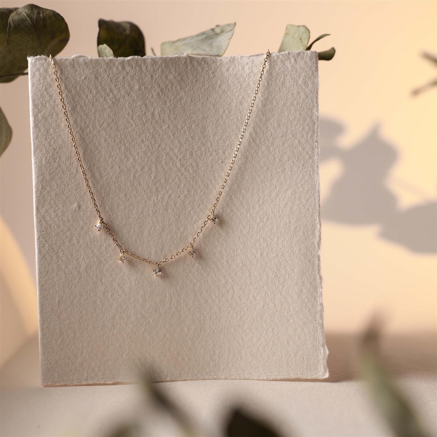 Oasis smykke i sølv med zirkonia