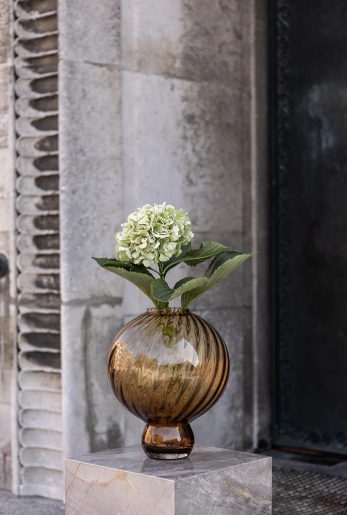 Meadow Swirl Vase Large, Amber