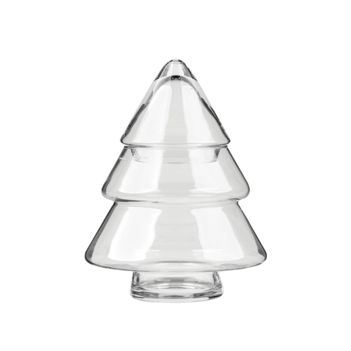 Glasskrukke med lokk, 20 cm